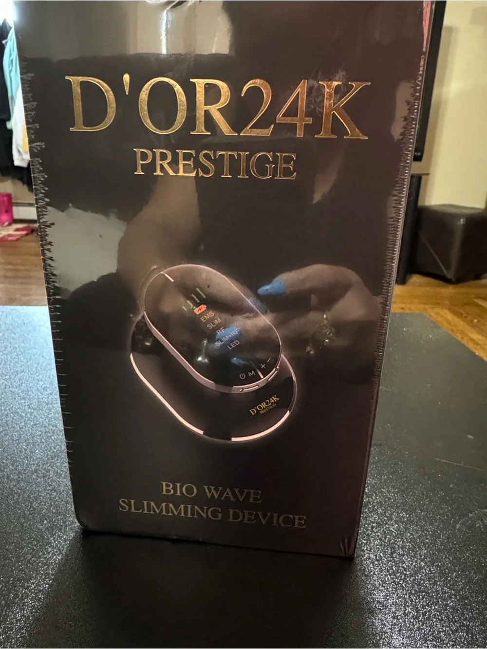 D'OR24K Prestige Bio Wave Slimming Device - Rose Gold/Black